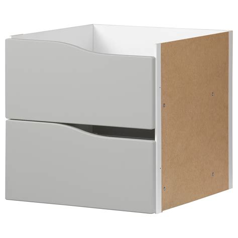 kallax insert with 2 drawers|ikea kallax insert ideas.